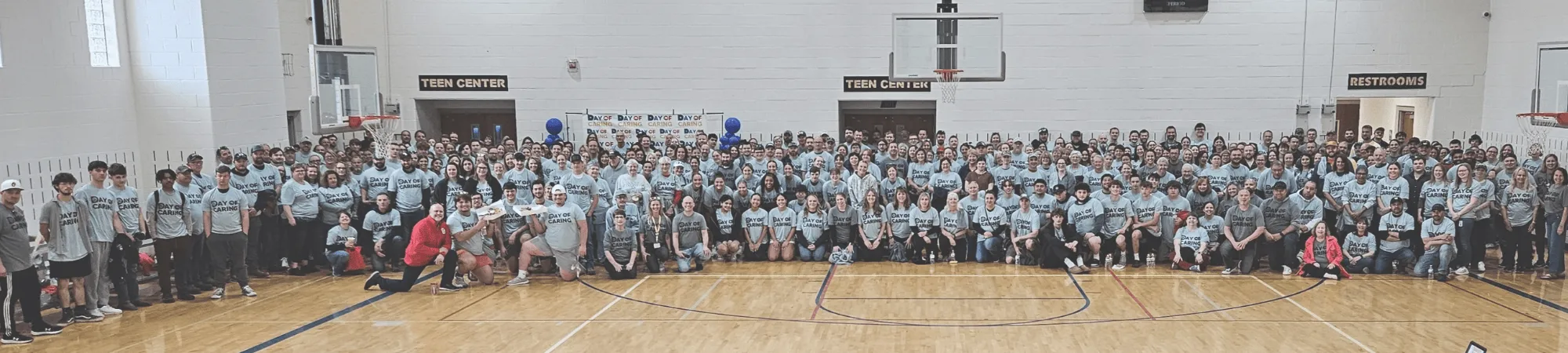 Day of Caring Volunteers at Kick-Off
